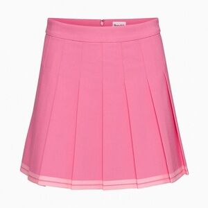 Aritzia Pink Pleated Tennis Skirt | Mini A-Line Skirt | Size 2